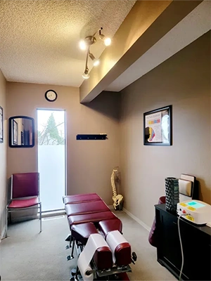 Chiropractic Tacoma WA Adjustment Room